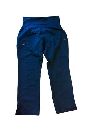Figs Black High-Waist maternity Scrub Pants